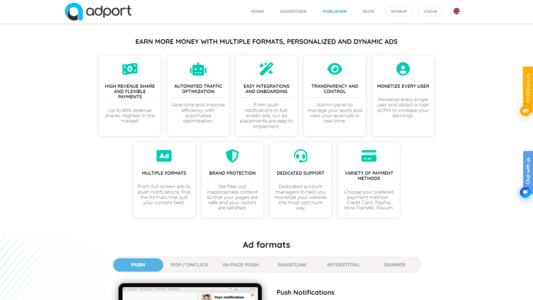 Adport - Earn More Money With Ads