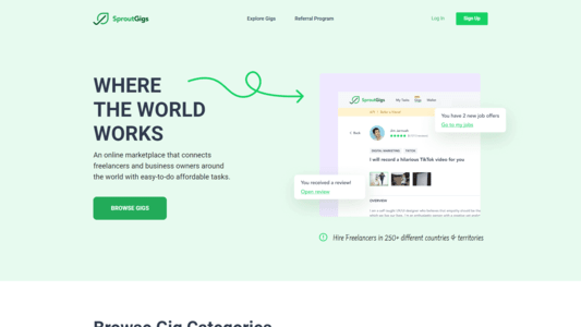 Sprout Gigs - Online Freelancing Platform